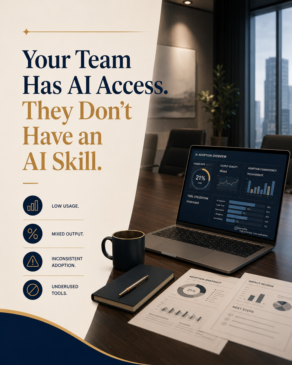 Your team has AI access — they don't have an AI skill